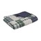 3 Piece Reversible Printed Quilt Set King/Cal King Green/Navy